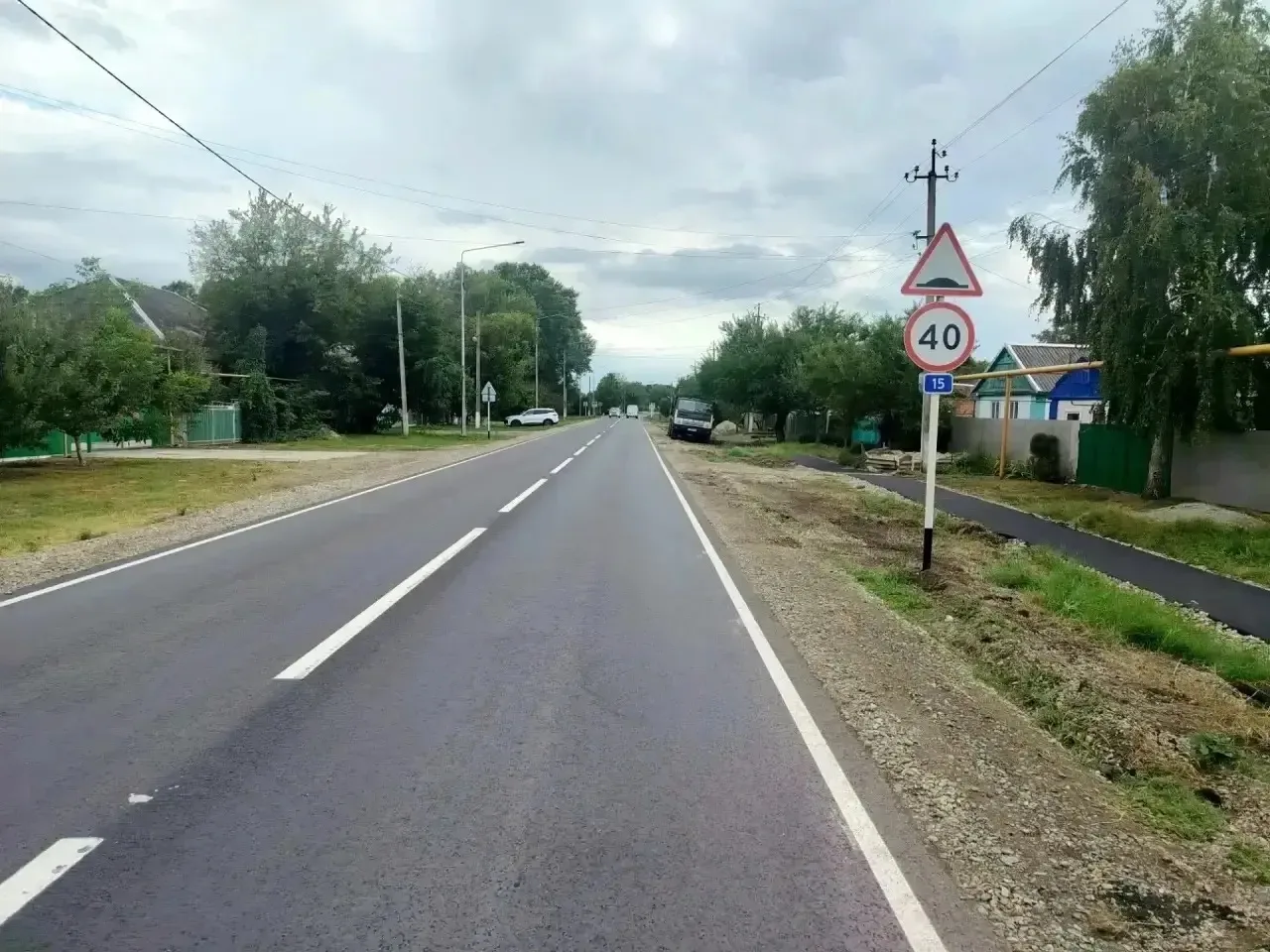 Завершили ремонт двух участков региональной дороги Невинномысск –