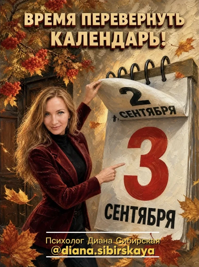 💫ПЕРЕВЕРНИ КАЛЕНДАРЬ ПОКА НЕ ПОЗДНО. 3 СЕНТЯБРЯ - ТОТ САМЫЙ ДЕНЬ, КОГДА ВСЁ МОЖНО ИЗМЕ...