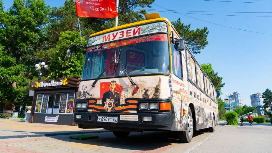 🚍🎖️ «Автобус Победы» приезжает в Дальнереченск: уникальный музей на колёсах примет пе...