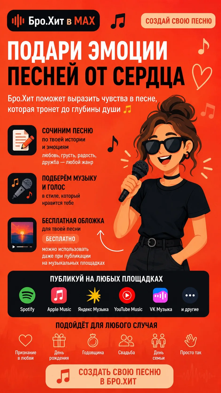 💝 Лучший подарок — песня, созданная от сердца