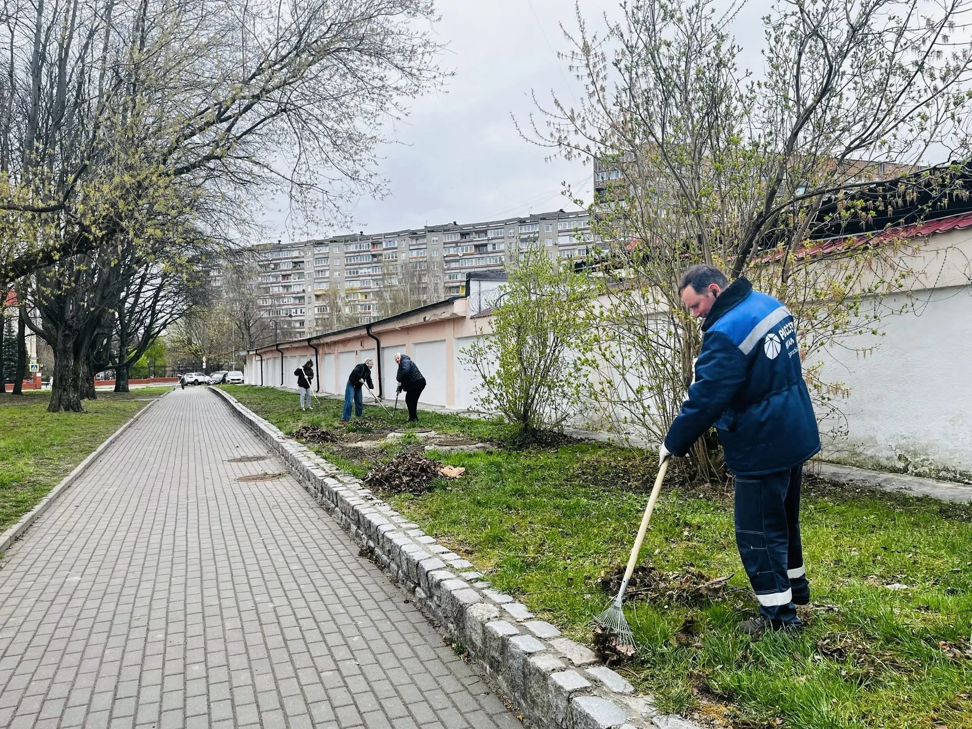 🧹 Сотрудники «Россети Янтарь Энергосбыт» приняли участие в традиционном областном субботнике.  ⚡️ Эн