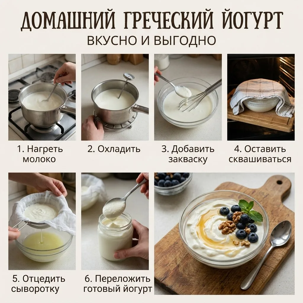 Хочешь густой, нежный и полезный йогурт — но в 3 раза выгоднее магазинного? 💰 Домашний...