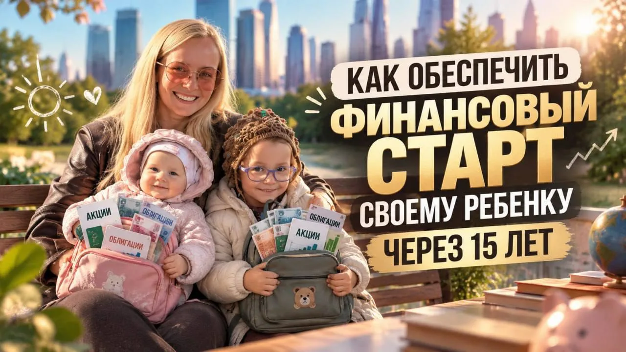 Моим детям ещё нет пяти лет, а я уже формирую для них капитал в 5 миллионов рублей.