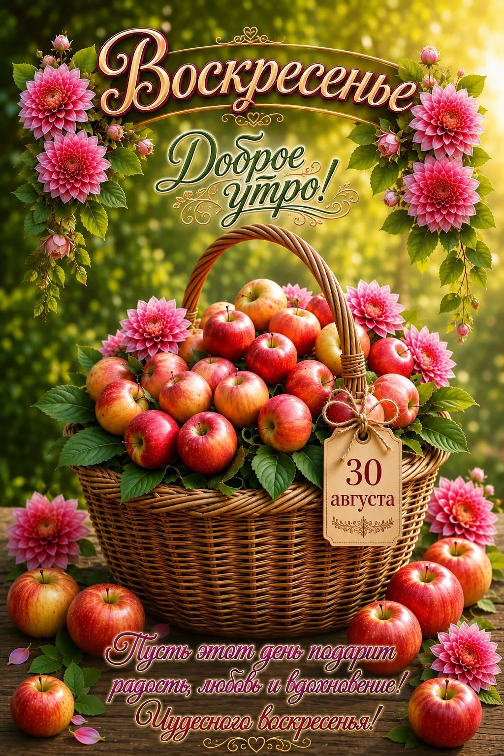 С добрым утром воскресенья!🌷☀️