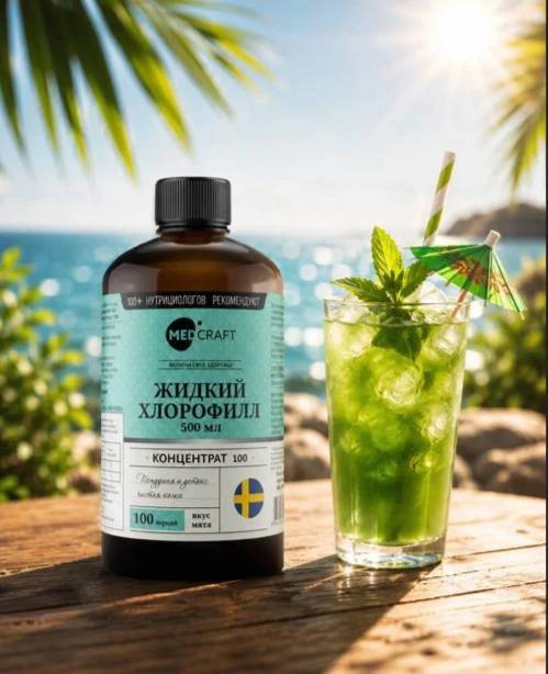 ЛЕТНИЕ РЕЦЕПТЫ с хлорофиллом🍹