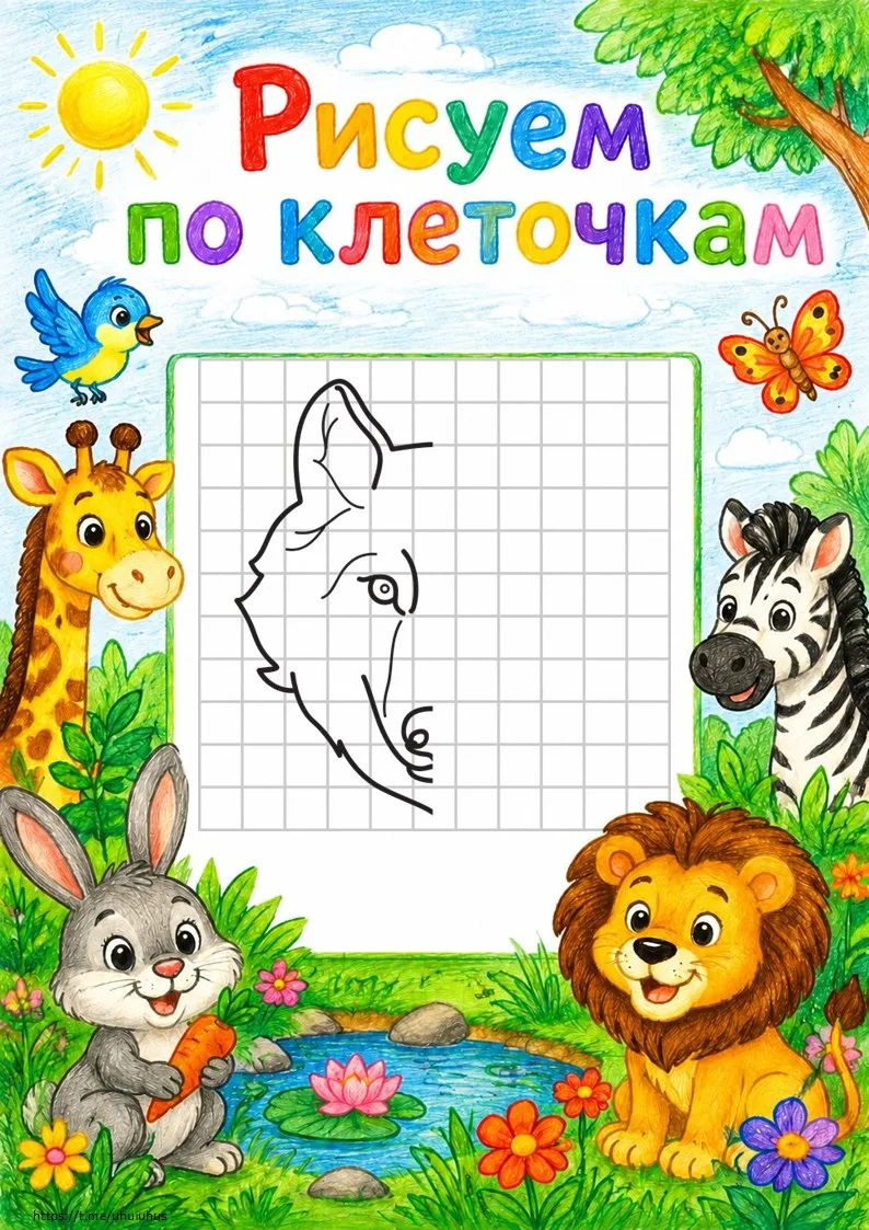 Задания «рисуем по клеточкам» подходят не только для индивидуальной работы. Их можно использовать в 