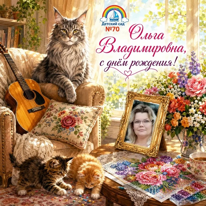 🎉  Поздравляем с днём рождения нашу чудесную Ольгу Владимировну Черкунову! ✨

Сегодня праздник у на