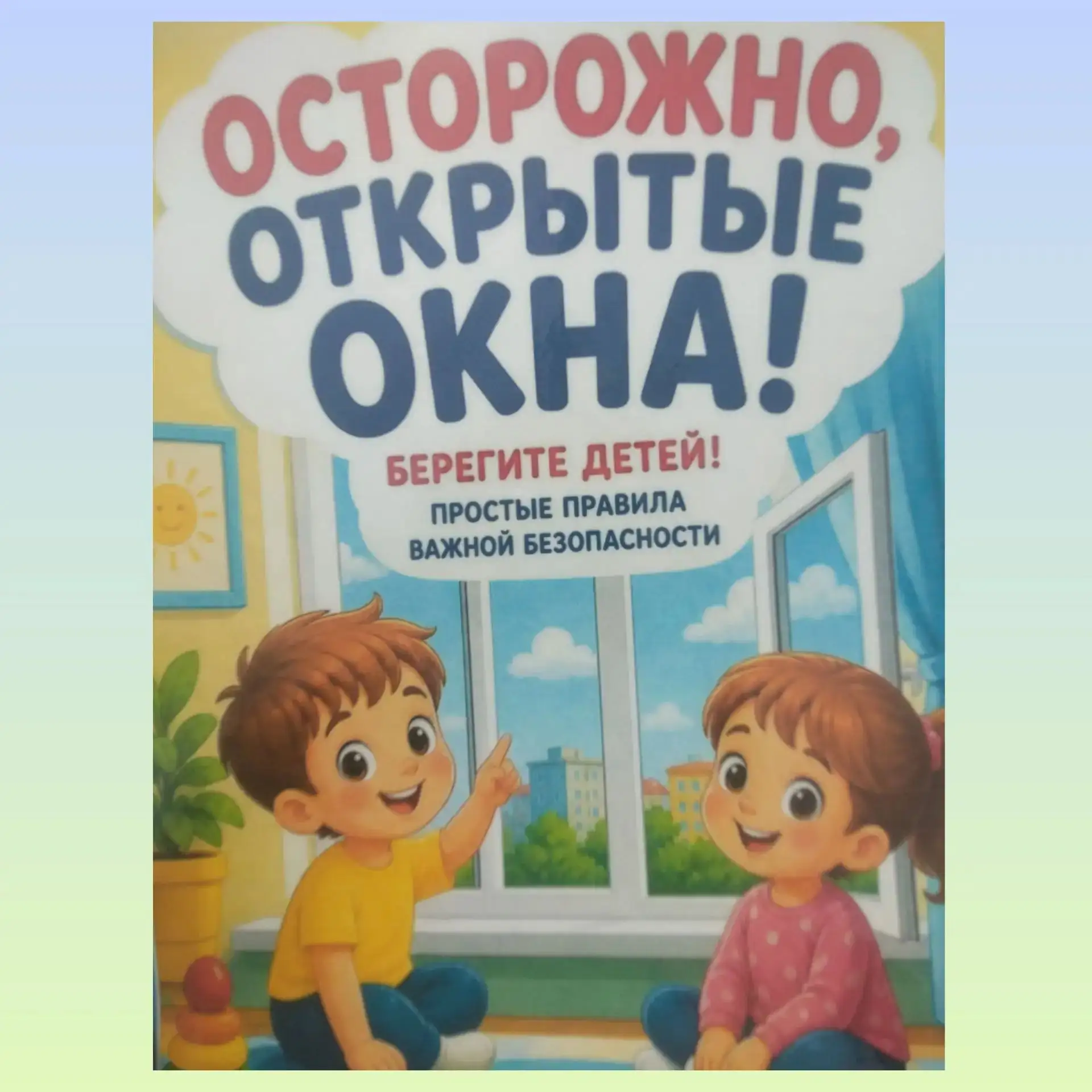 В группе "Звёздочки" ✨проведена профилактическая работа в рамках акции "Безопасность детства" Осторо