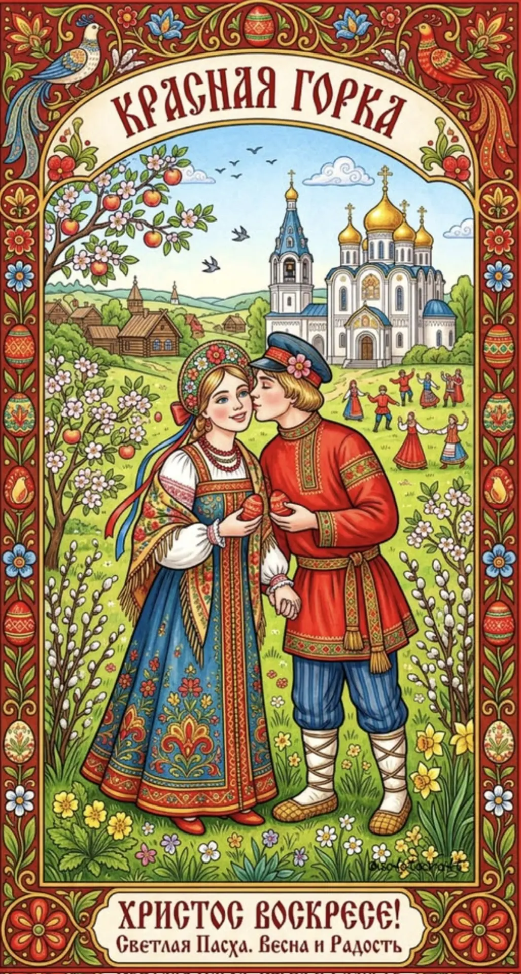 С праздником, друзья!   Красная горка завершает Светлую седмицу — особую неделю, в этот день в храма
