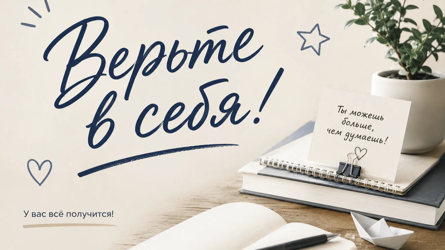Верьте в себя! 💫