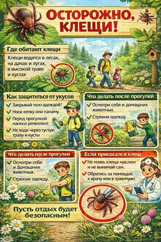 Осторожно, клещи!!!