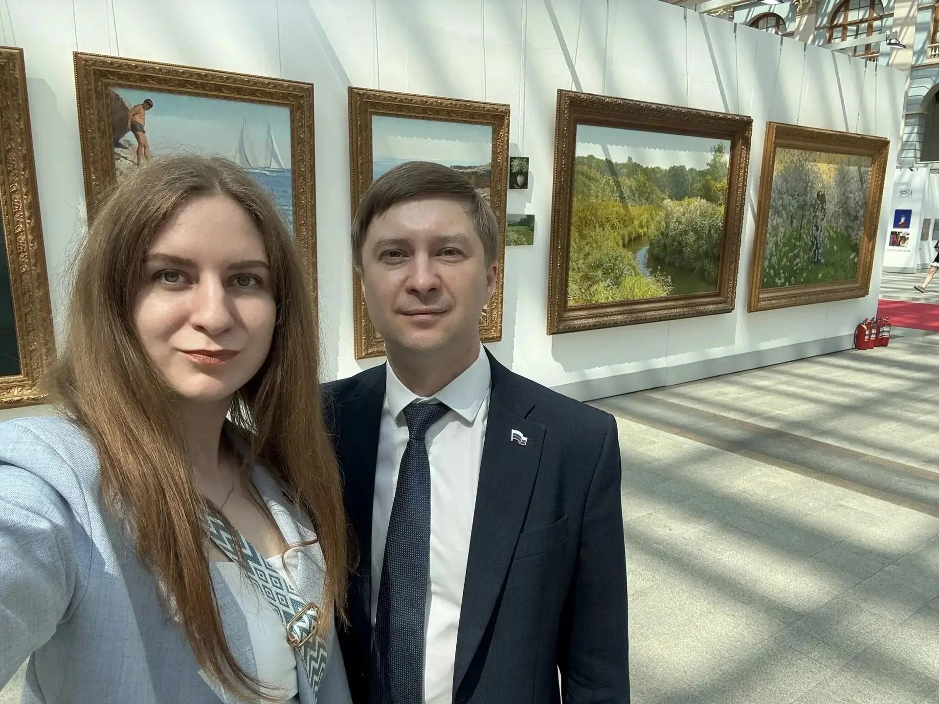Посетили XV Московский Международный Фестиваль современного искусства "Традиции и Современность" в Г