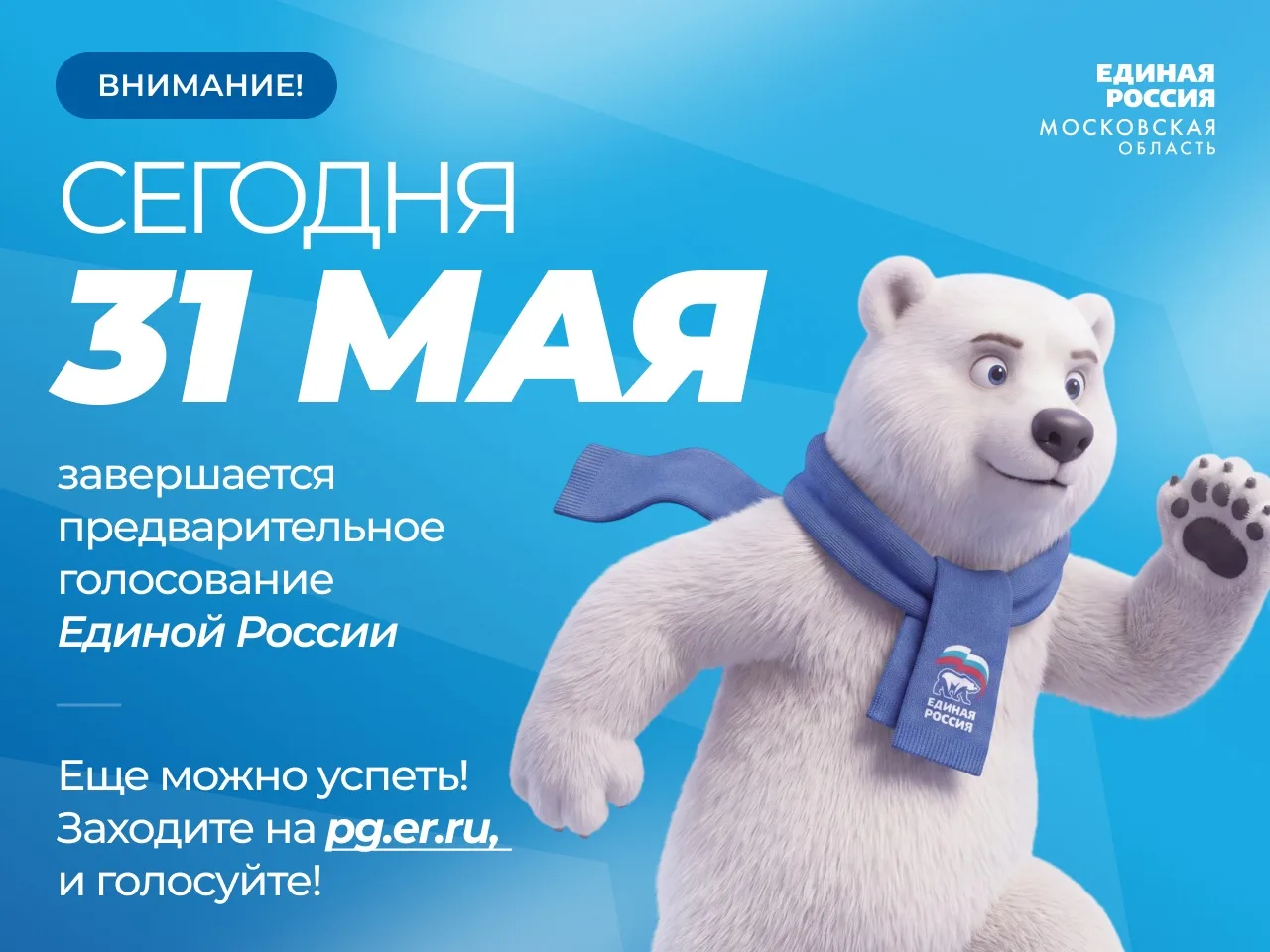 Сегодня — последний день предварительного голосования Единой России
