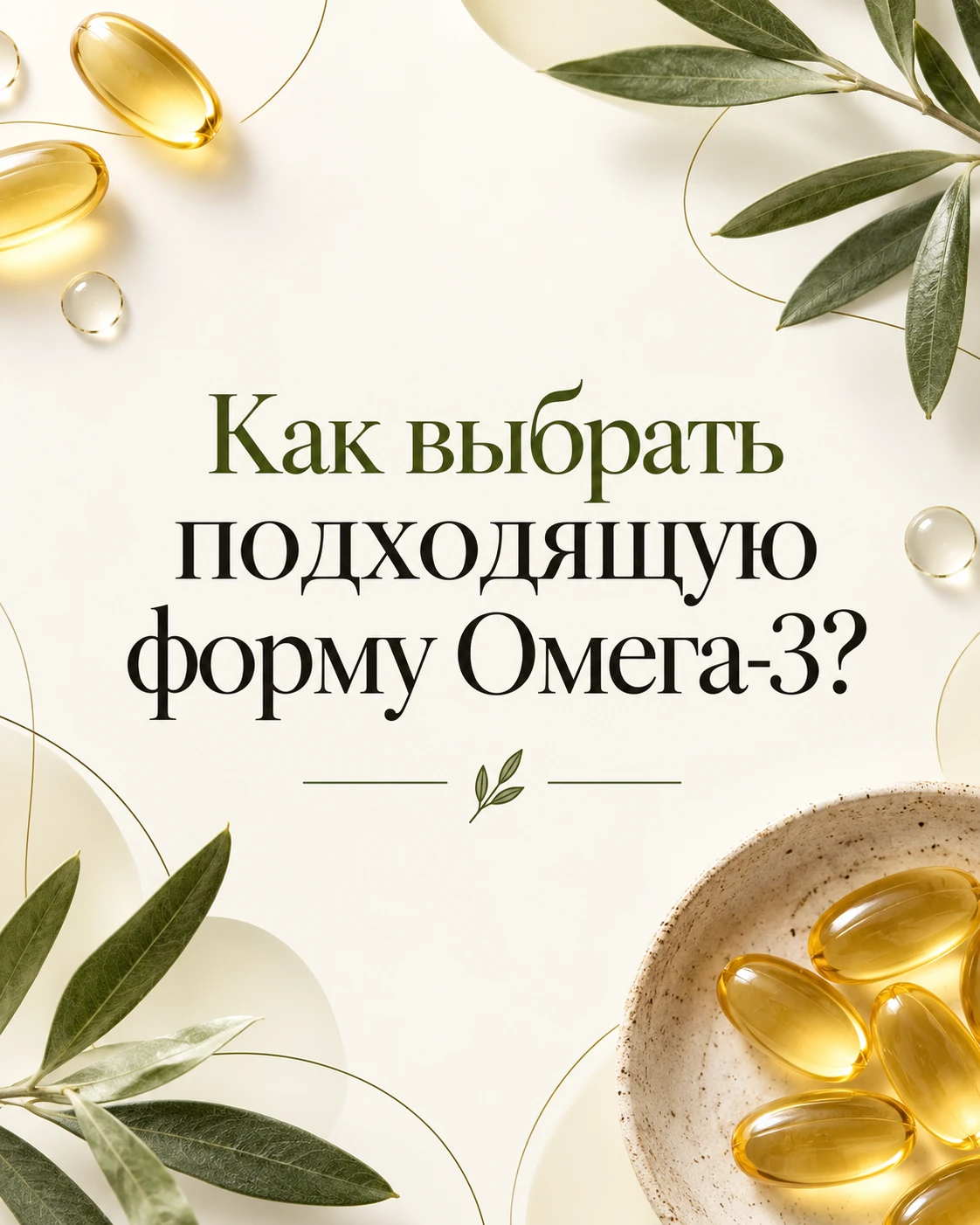 Выбираем подходящую форму Омега-3