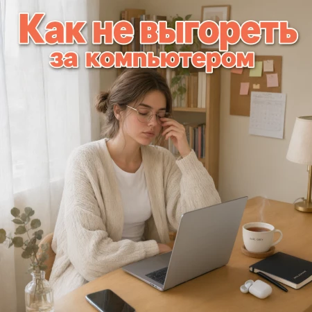 Глаза пекут, спина затекла, а в голове туман?
