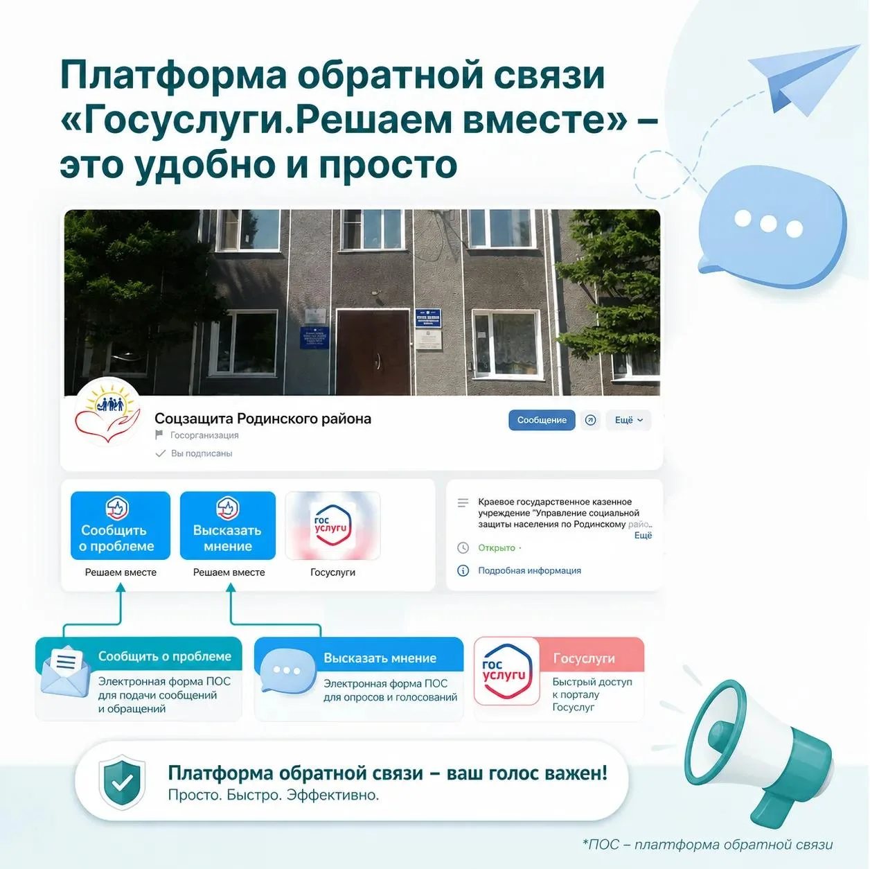 📌  Воспользоваться электронными формами платформы обратной связи «Госуслуги. Решаем вм...