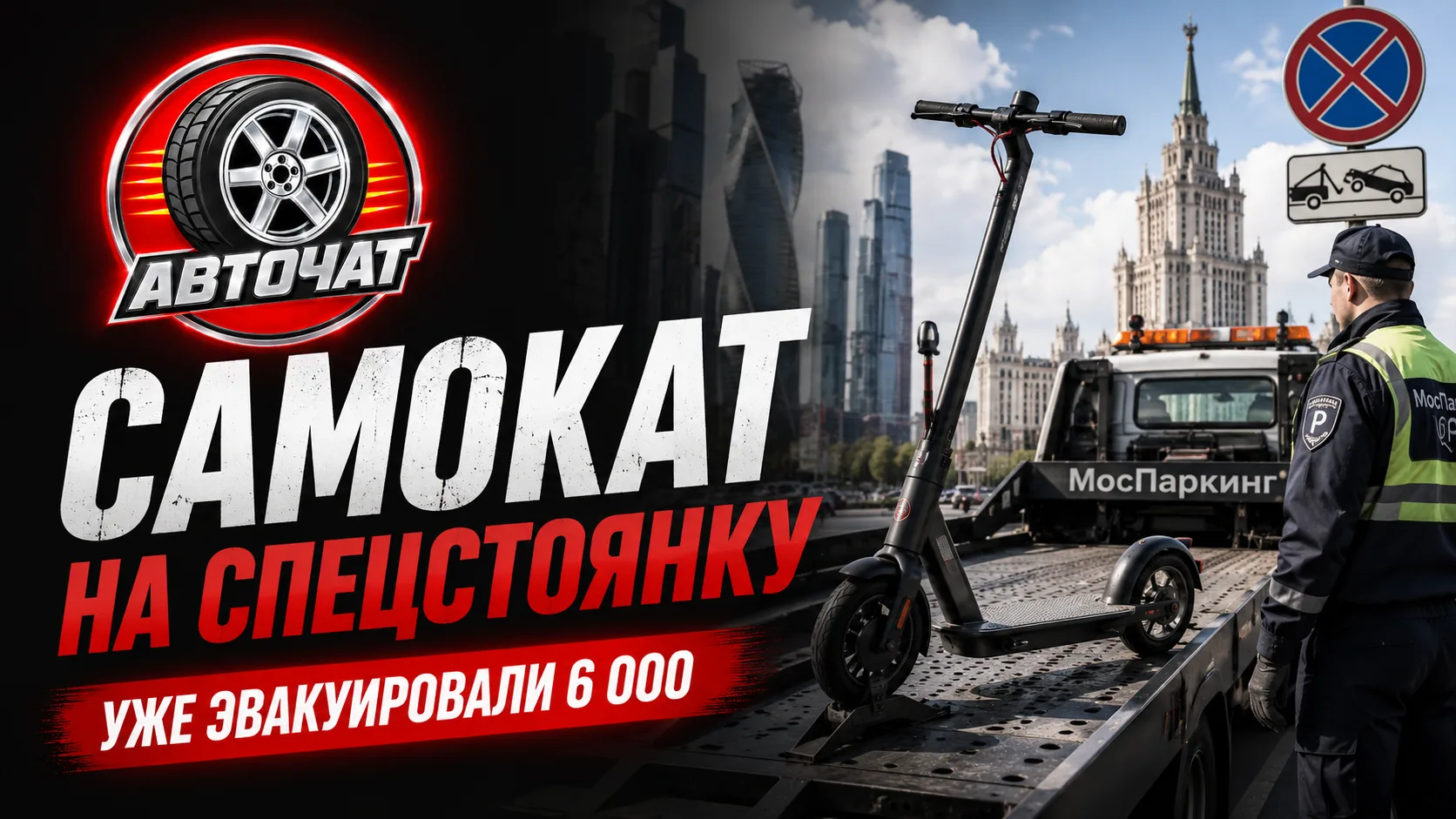 В Москве начали массово эвакуировать неправильно припаркованные самокаты и велосипеды