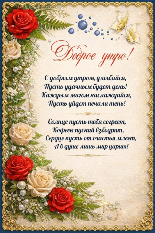 ДОБРОЕ УТРО!