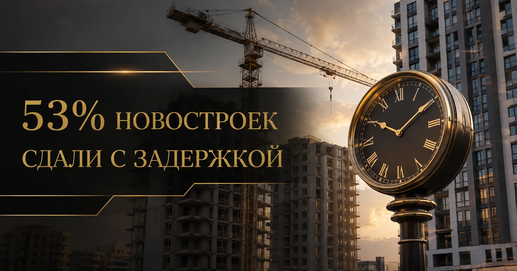 Более половины новостроек сдали с задержкой. Что это означает для дольщиков?