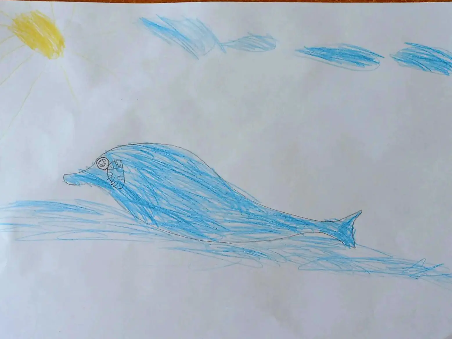 🐬15 июля - день китов и дельфинов.🐳
Ребята старшей А группы, рассматривая фотографии представителе