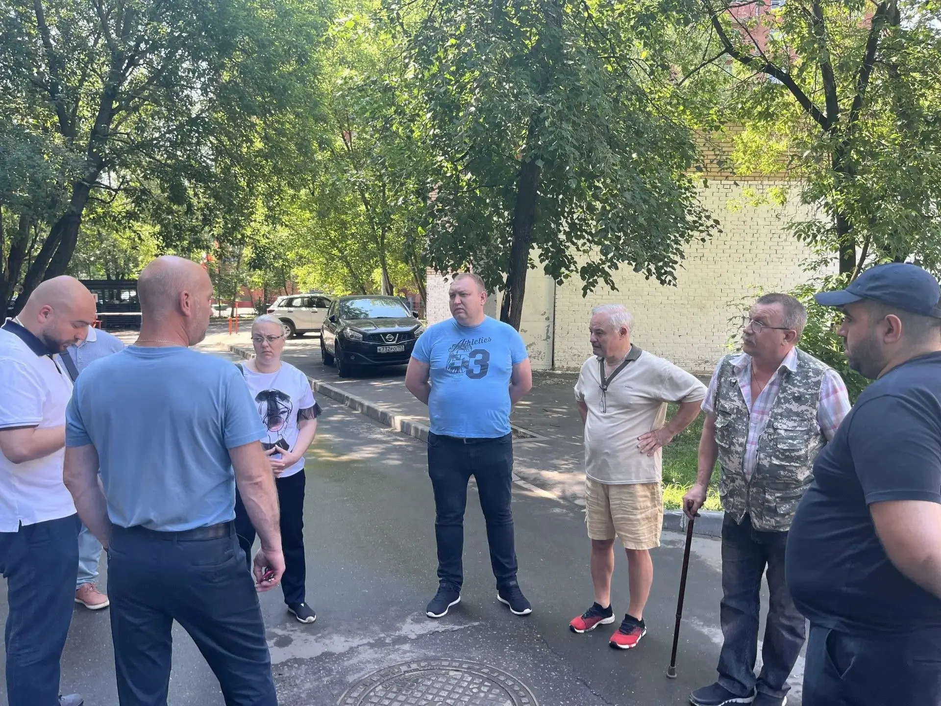 Сегодня состоялся обход первого заместителя главы управы Владимира Гайбута, совместно руководителем 
