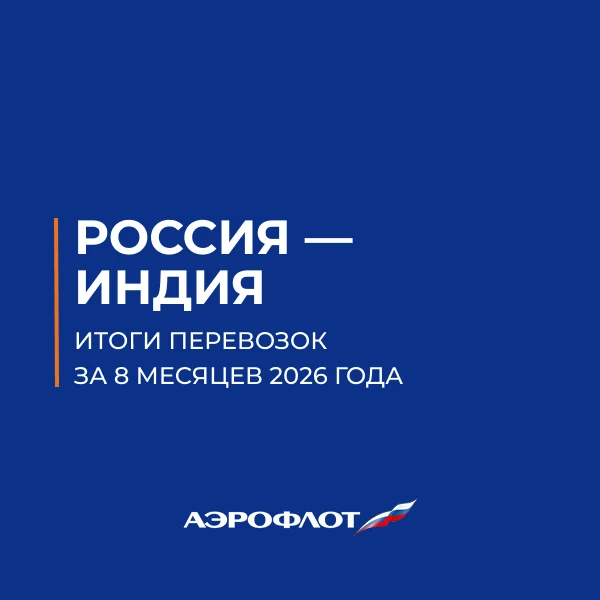 Аэрофлот — о росте пассажиропотока между Россией и Индией