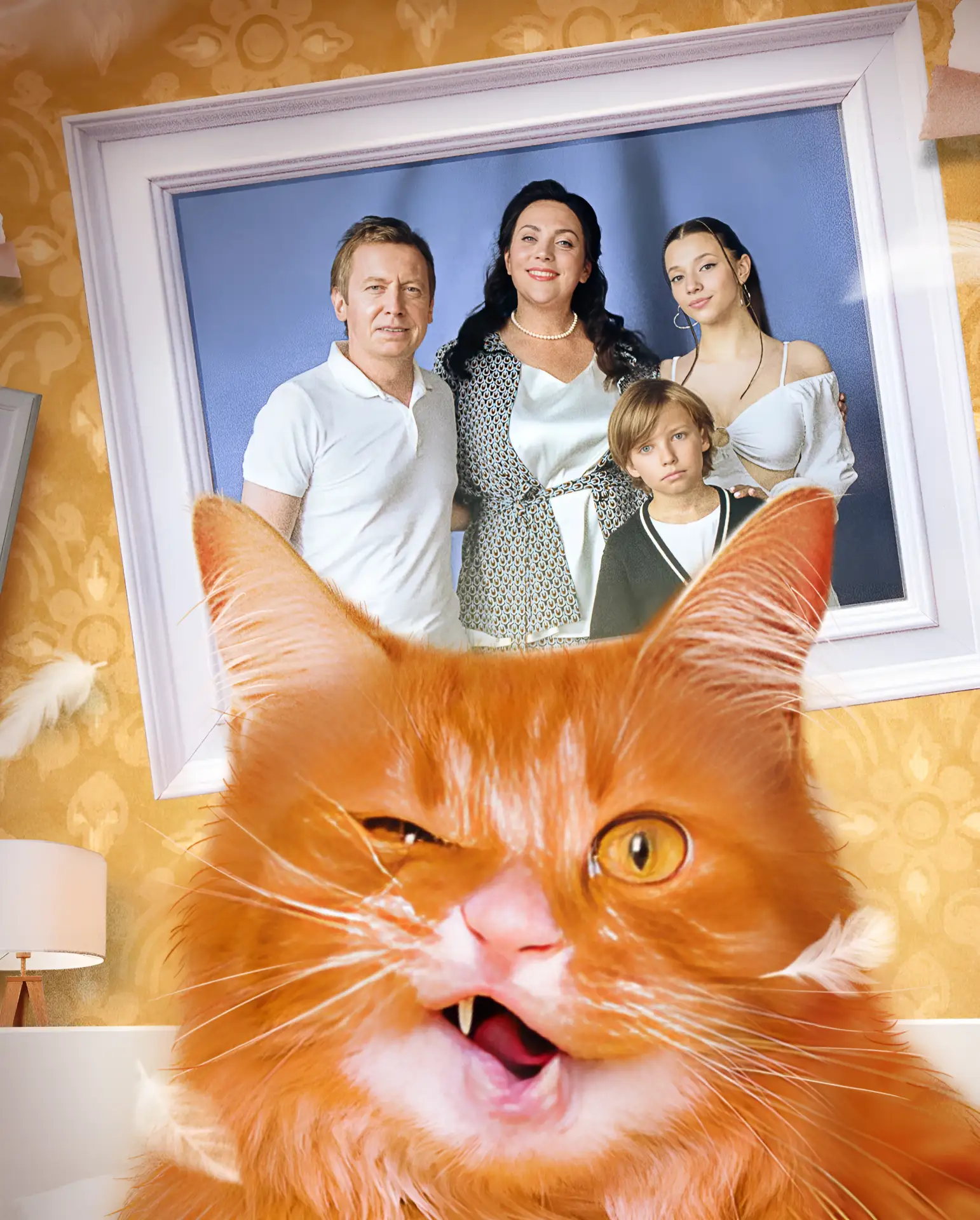 СЕМЕЙНАЯ КОМЕДИЯ «КОТОСТРОФА»: КОГДА КОТ НАЧИНАЕТ ГОВОРИТЬ! 🐈✨  Хотите чего-то легкого и позитивного
