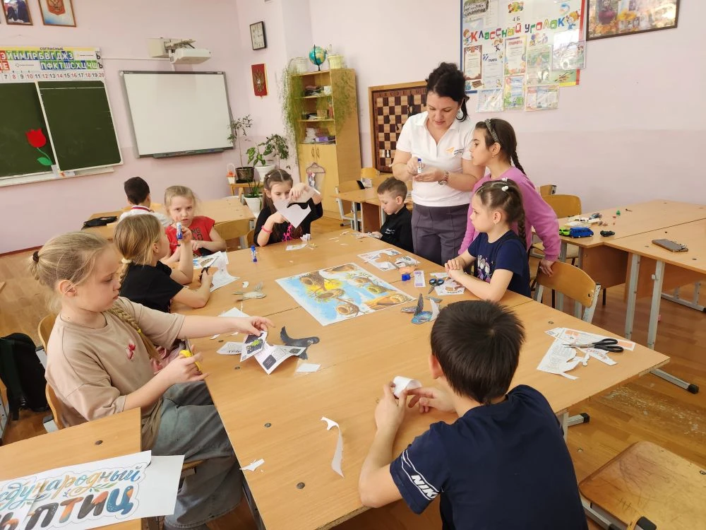 Пришкольный лагерь "Солнышко" присоединился к областной акции "День птиц"   В рамках областной эколо