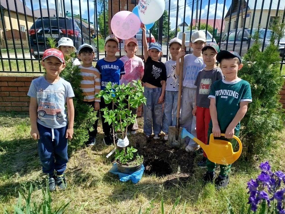 🌿 Гортензия на память🌸: выпускники оставили след в истории детского сада 🌿