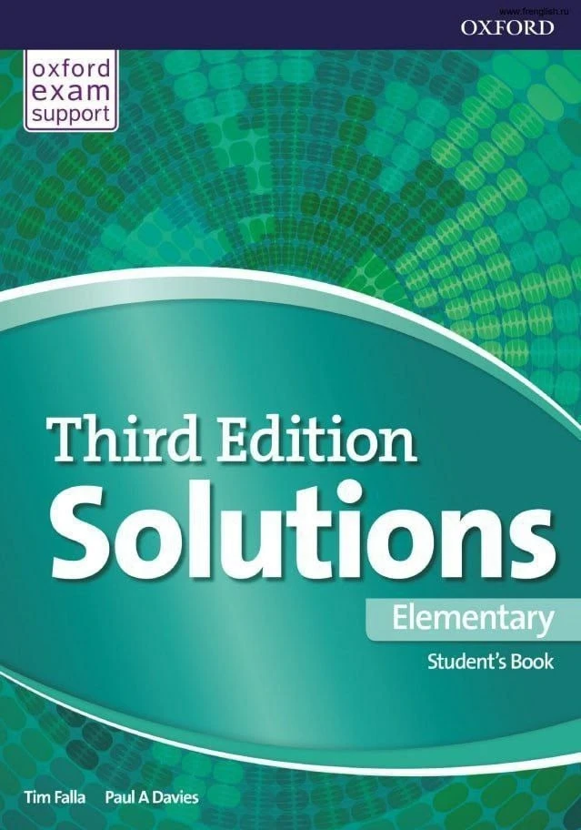💚Solutions Elementary 3-rd Edition
❤️Solutions Pre-Intermediate 3-rd Edition
💜Solutions Intermedia