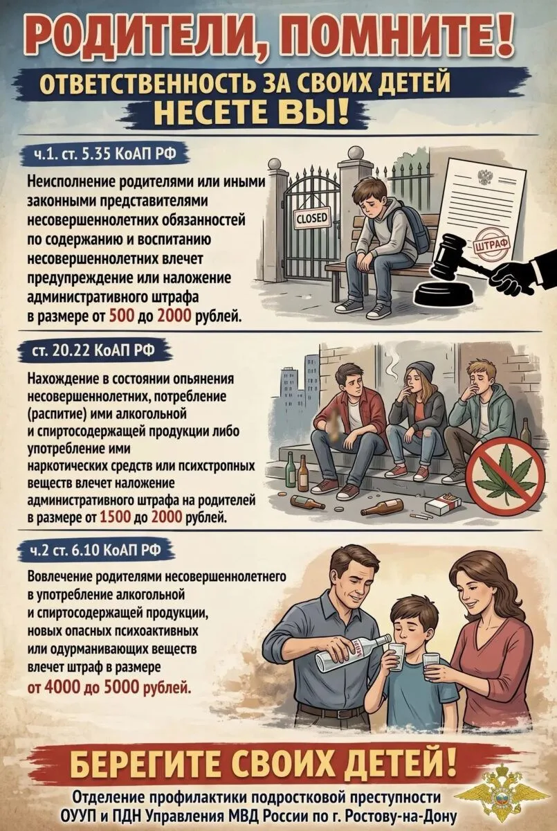 ⚖️ ПРАВОВОЕ ИНФОРМИРОВАНИЕ: О ЧЕМ ДОЛЖЕН ЗНАТЬ КАЖДЫЙ РОДИТЕЛЬ
