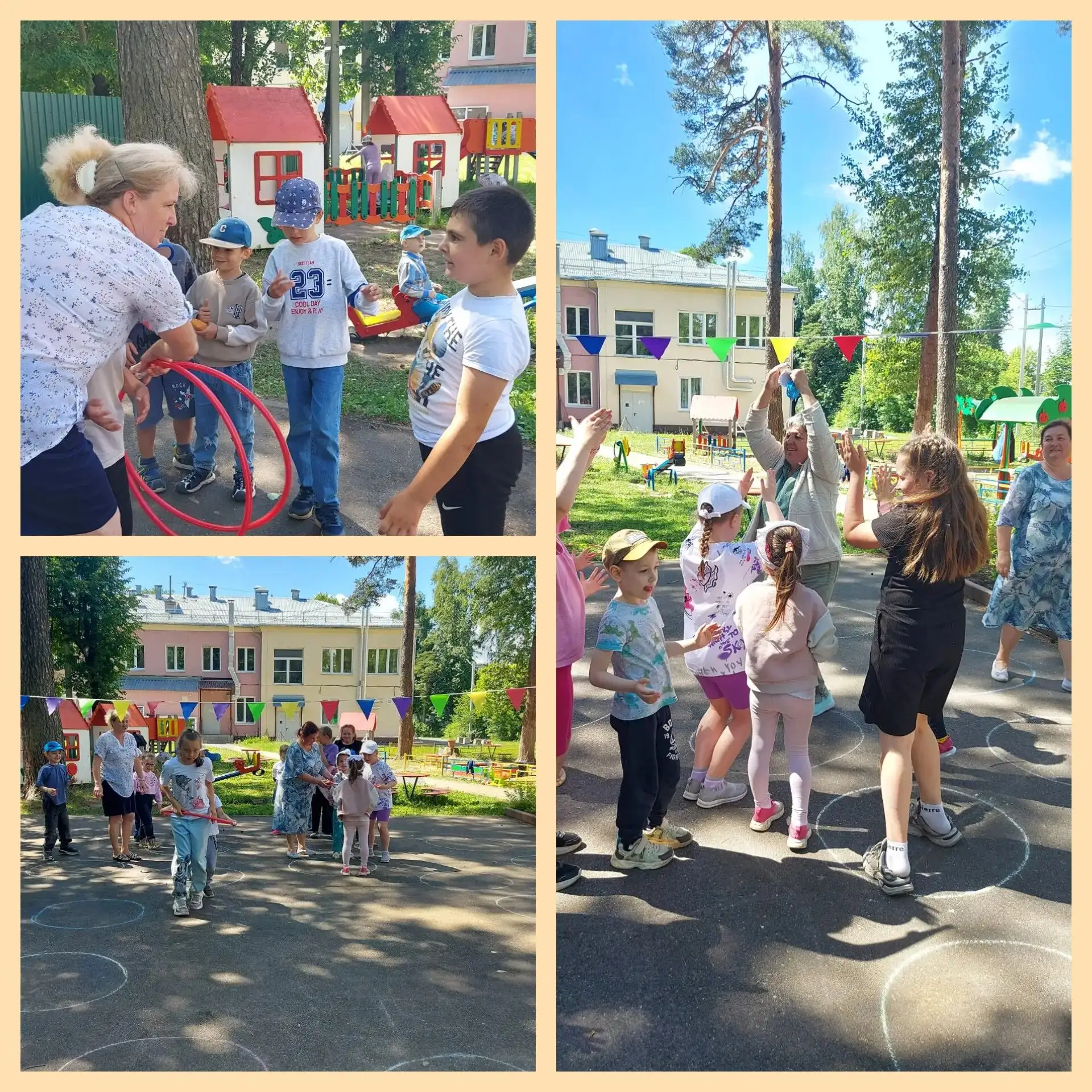 День дружбы  в детском саду! 
Сегодня  на группах Снегири и Совята  прошёл весёлый праздник  с участ