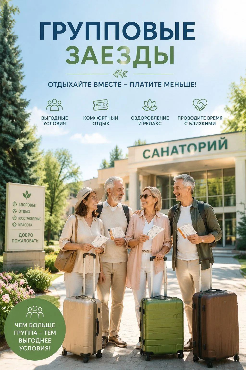 🚀 Скидка «Групповые заезды» — отдыхайте вместе, экономьте больше!
Мечтаете о незабываемом отдыхе в 