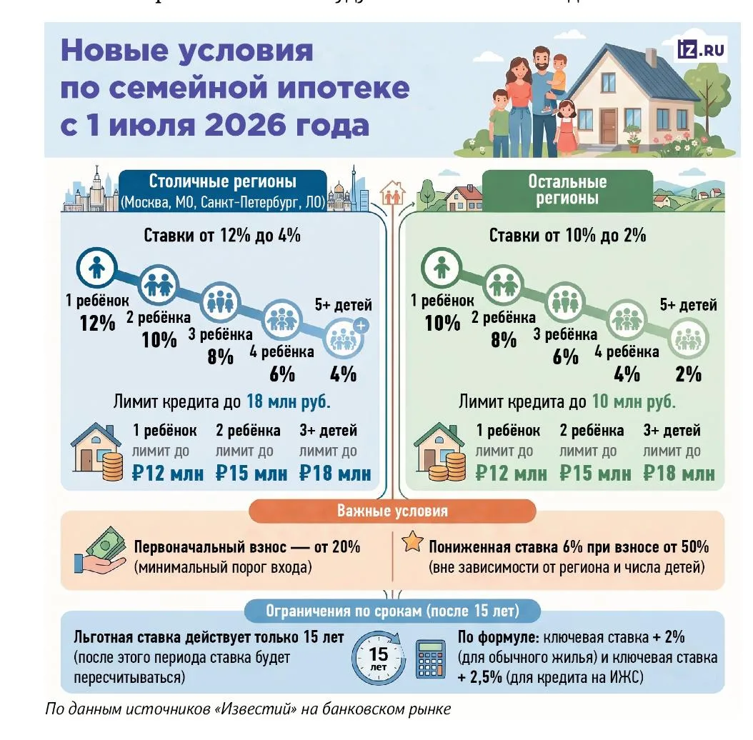 Семейная ипотека. Кто-то что-то видел. Но снова не утвержденное.