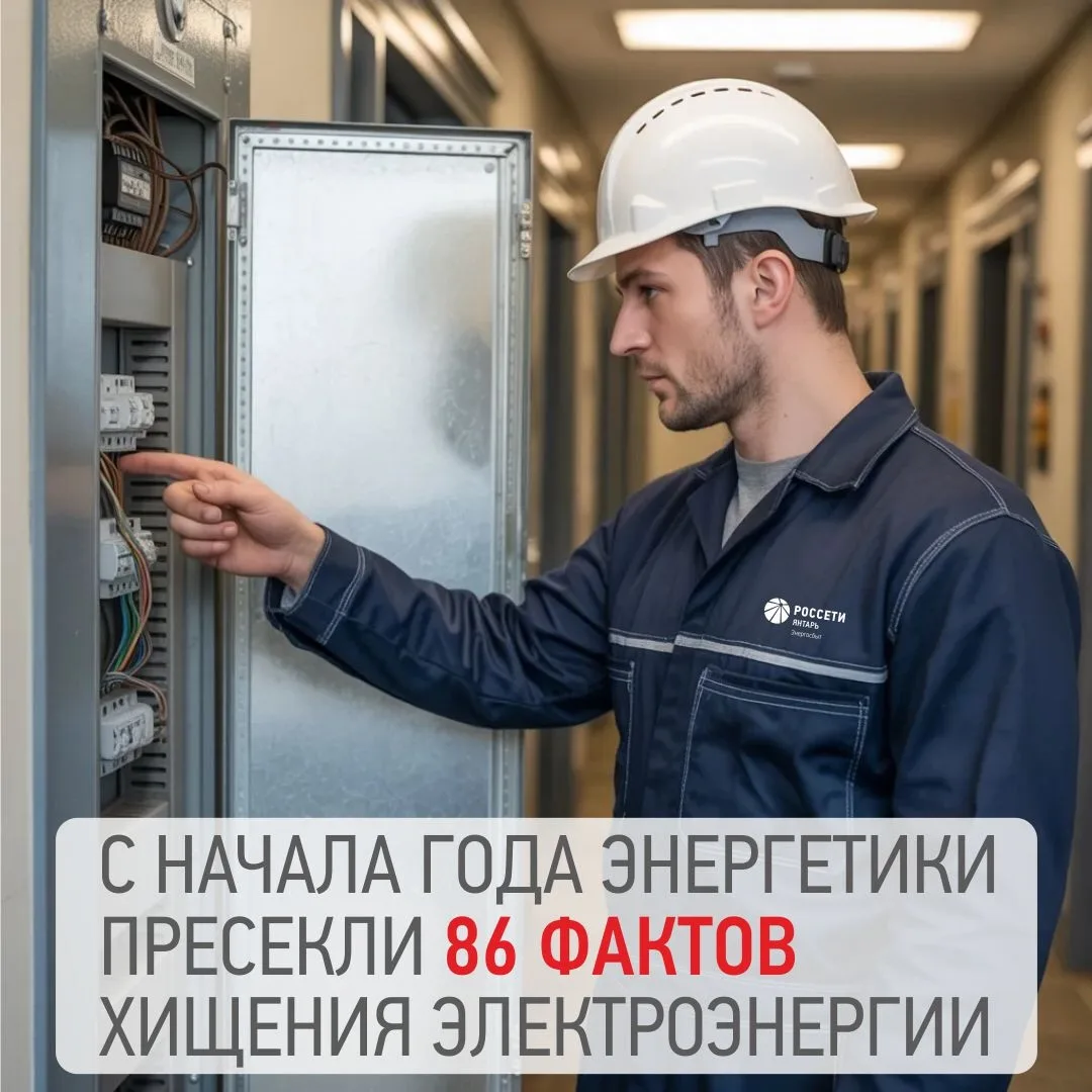 ⚡️В январе сотрудники «Россети Янтарь Энергосбыт» пресекли 86 фактов энерговоровства.  ❗️В том числе