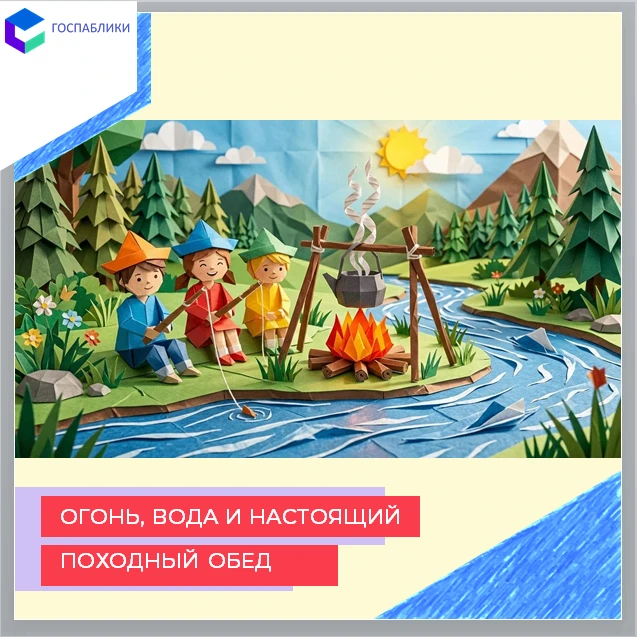 Огонь, вода и настоящий походный обед   

День на природе — это не про ленивое лежание, а про целый 