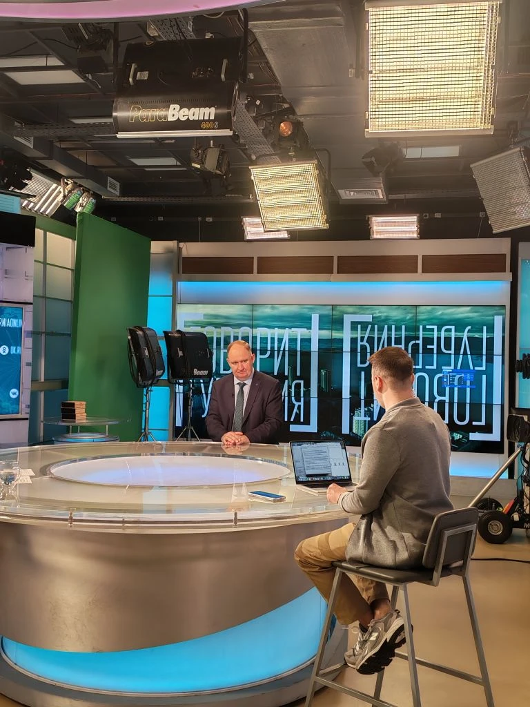 📍 Интервью для телеканала Губерния в Хабаровске.👍 

✅ Исполняющий обязанности проректора по учебно