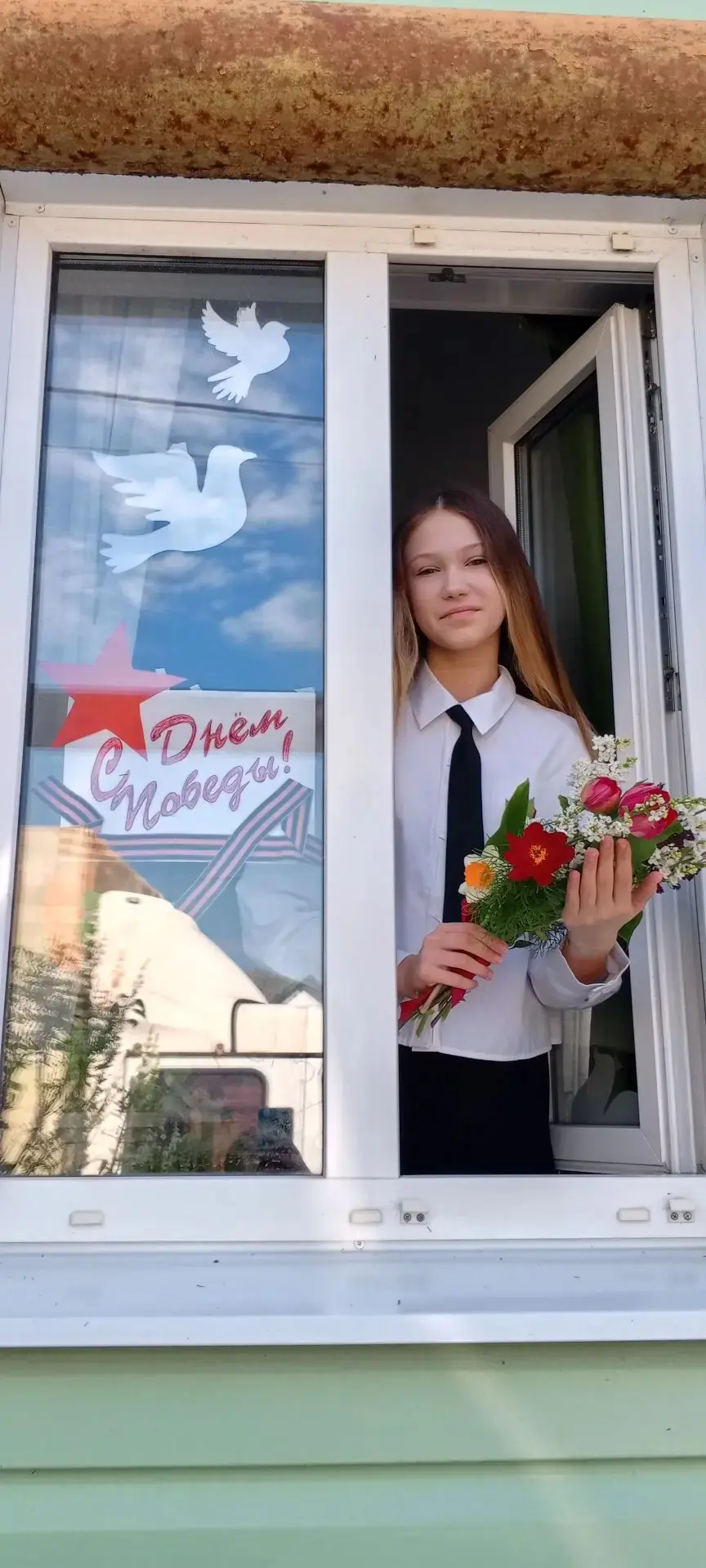 🪟 «Окна Победы» в Дьяченковской школе!