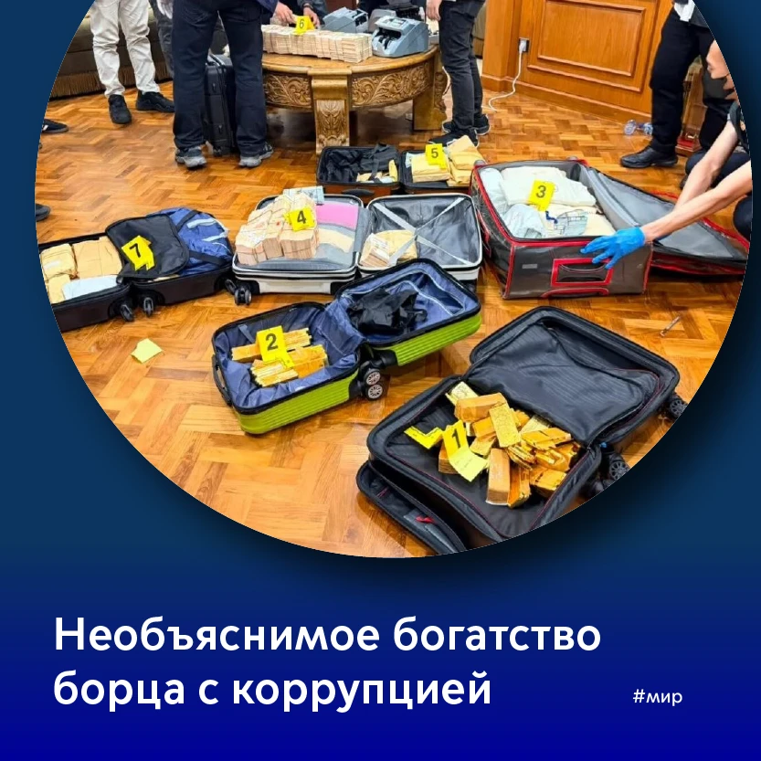 🥇 74 кг золота в слитках и $20 млн наличными в разных валютах были изъяты в ходе обыска у Фебри Адр