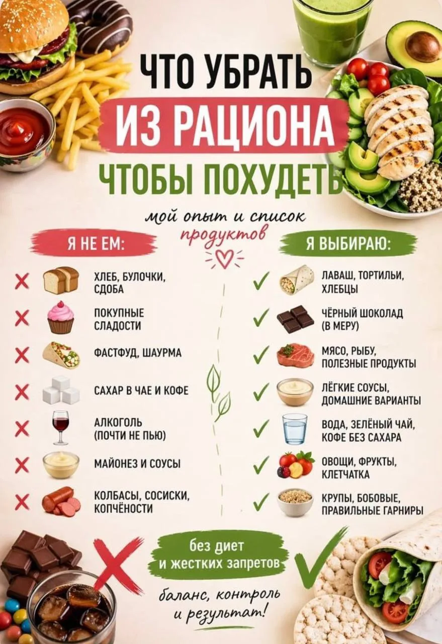 🔥 Жиросжигающие продукты — правда или миф?