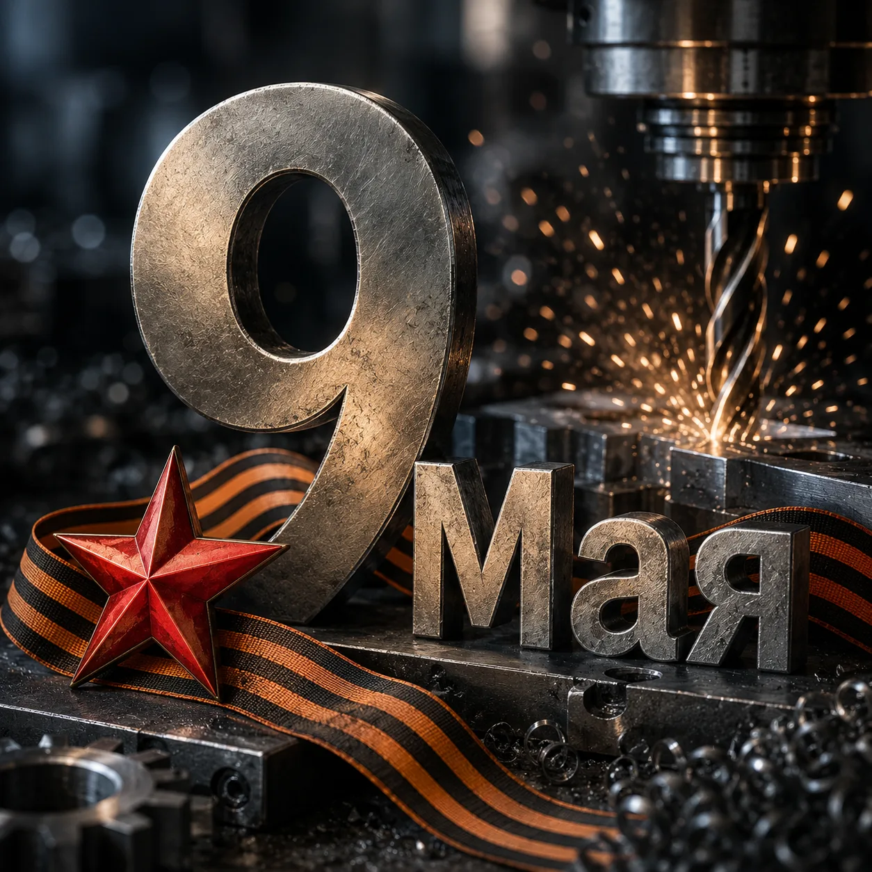 Команда PROmetell поздравляет с праздником Победы, с 9 мая!
