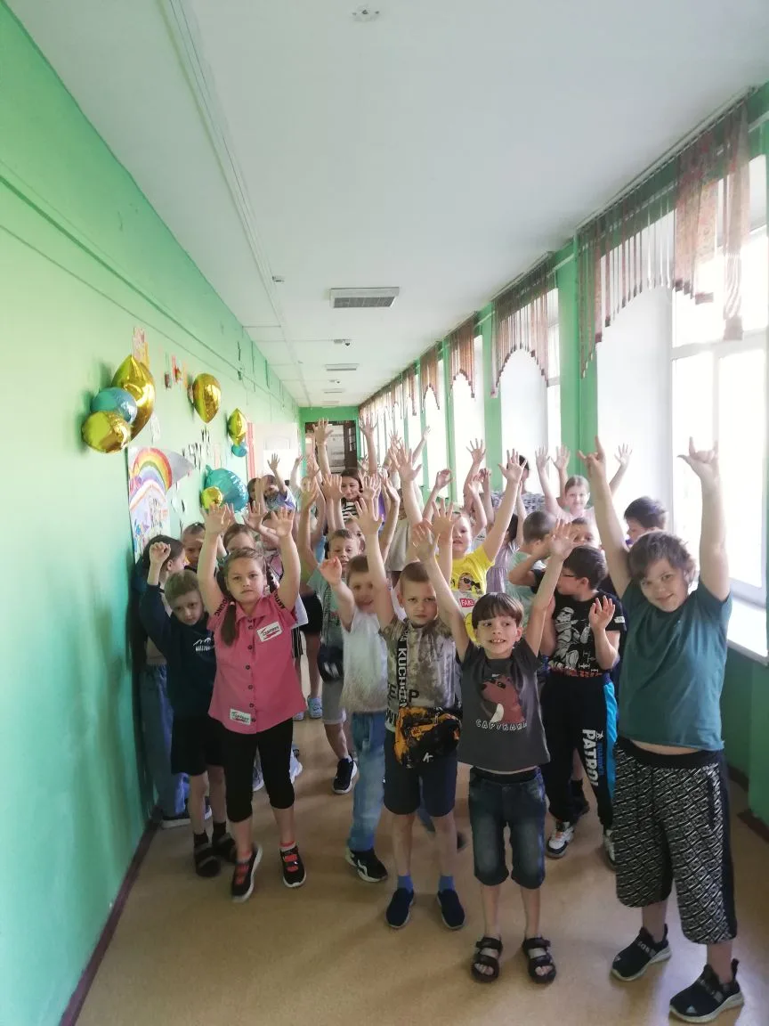 🌍 5й день в пришкольном лагере! Наш «зелёный» день, 
мы  посвятили его экологии!

Начали с бодрой з