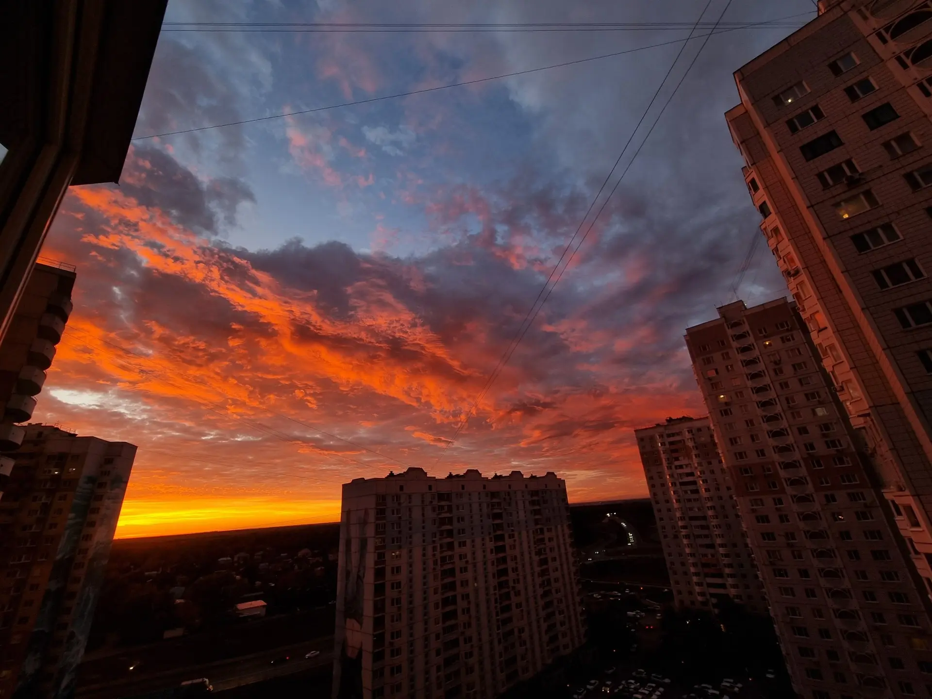 🌇 Закат в Трехгорке