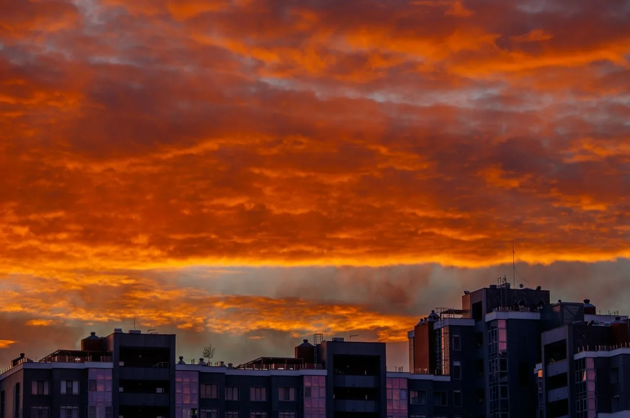 Какое красивое небо в Белгороде😍