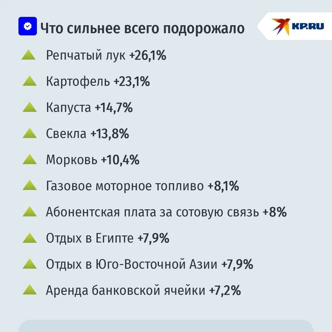 Лук резко подорожал, зато подешевели яйца: какой оказалась инфляция в России в июне