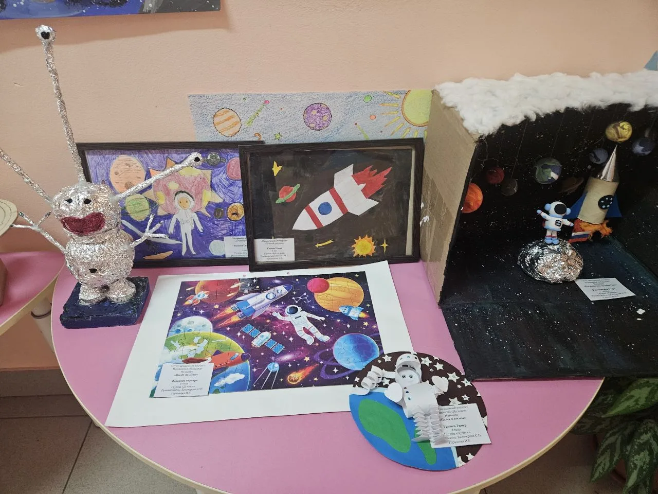 Большая космическая неделя в детском саду"Ивушка"🚀  В честь 65-летия первого полёта человека в космо