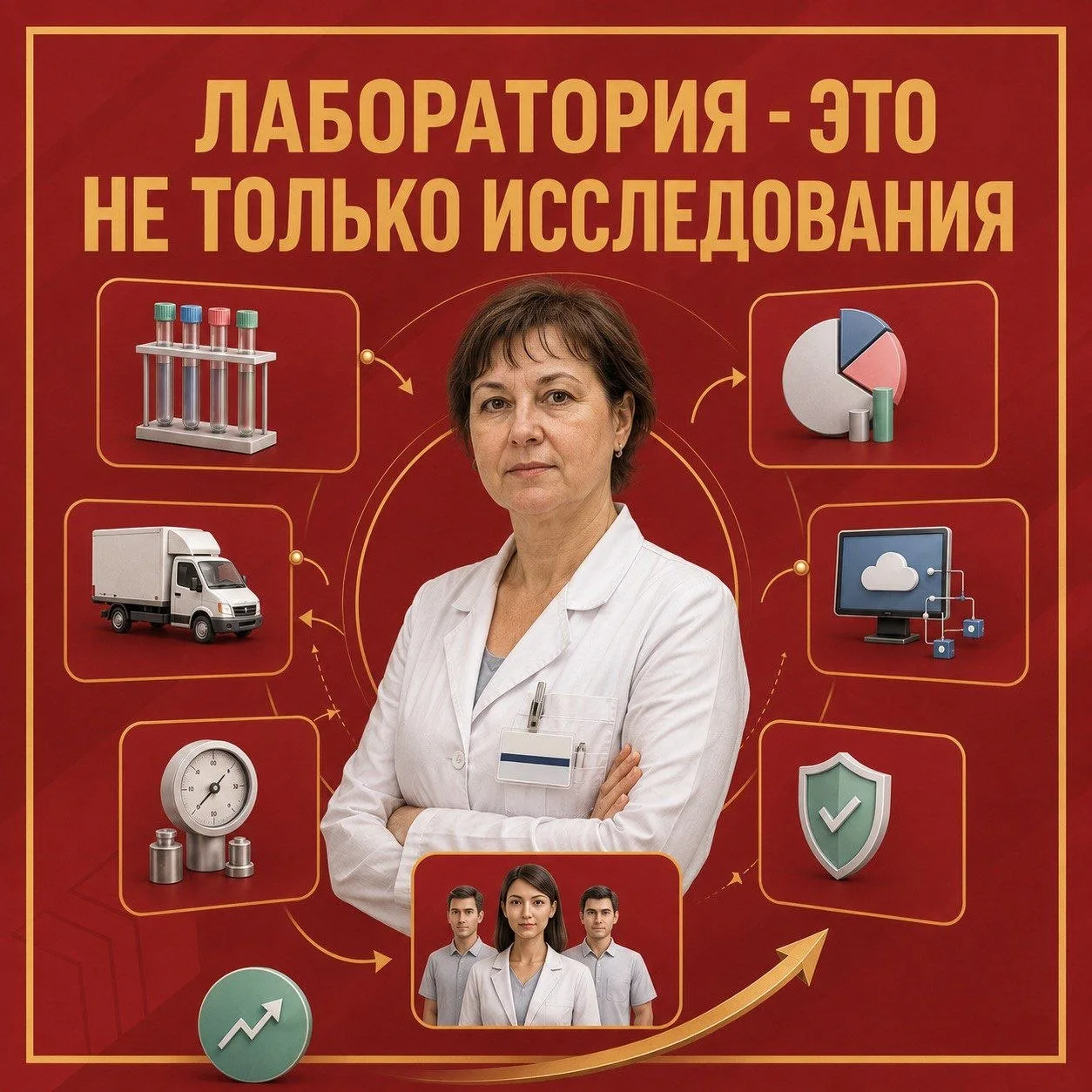 ⭐️ Путь от врача к руководителю лаборатории у многих начинается одинаково.