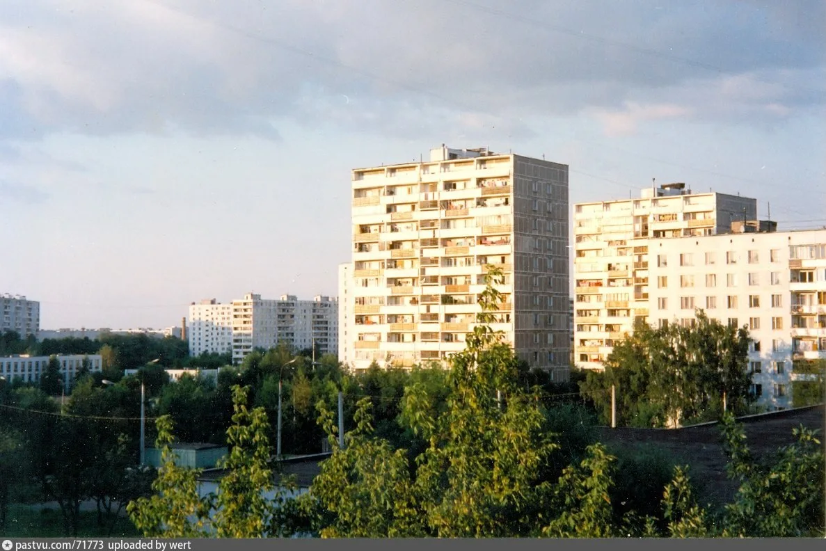 Бирюлёво-Западное когда-то давно.