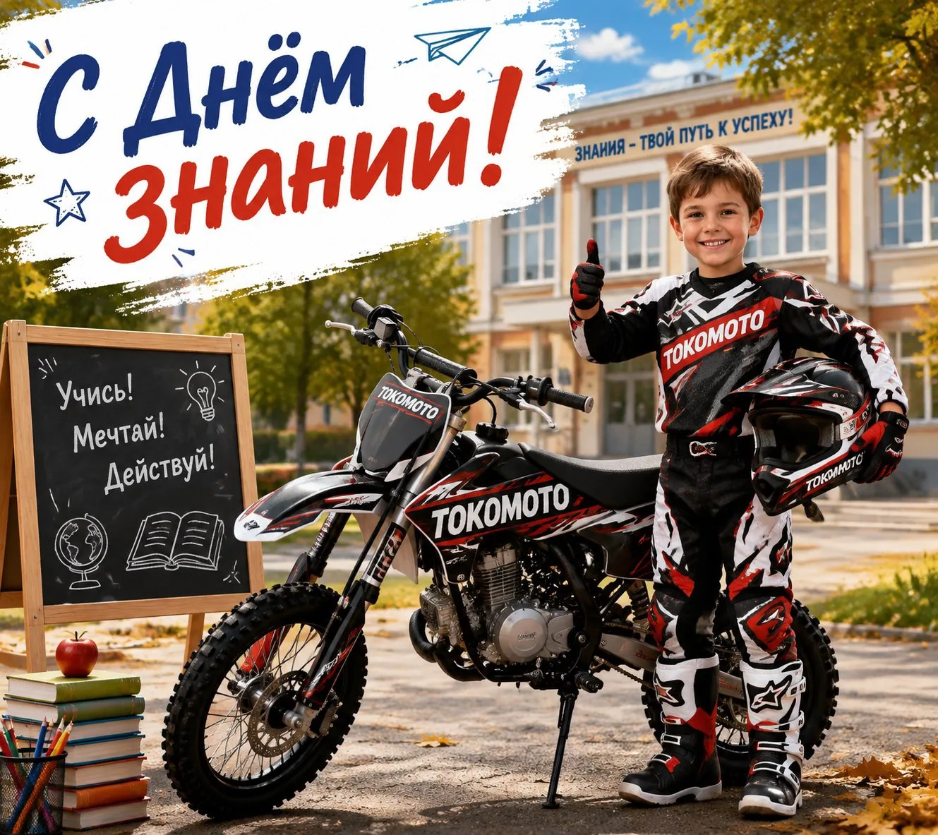 🏁 С 1 сентября, юные райдеры! 🏁
