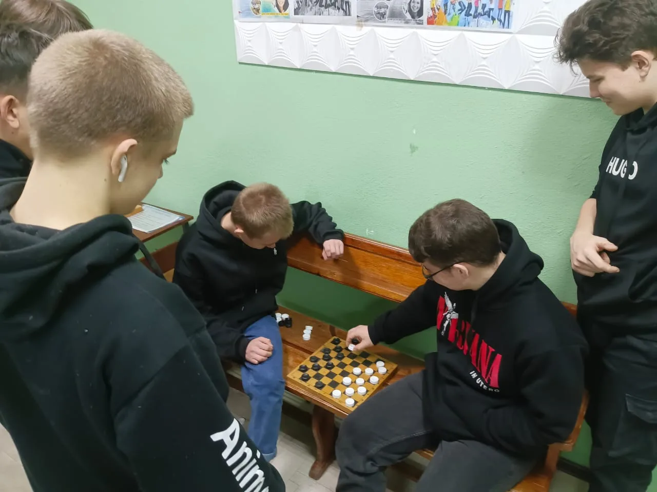 "Бой шашками" в Нижнемарьинском СДК